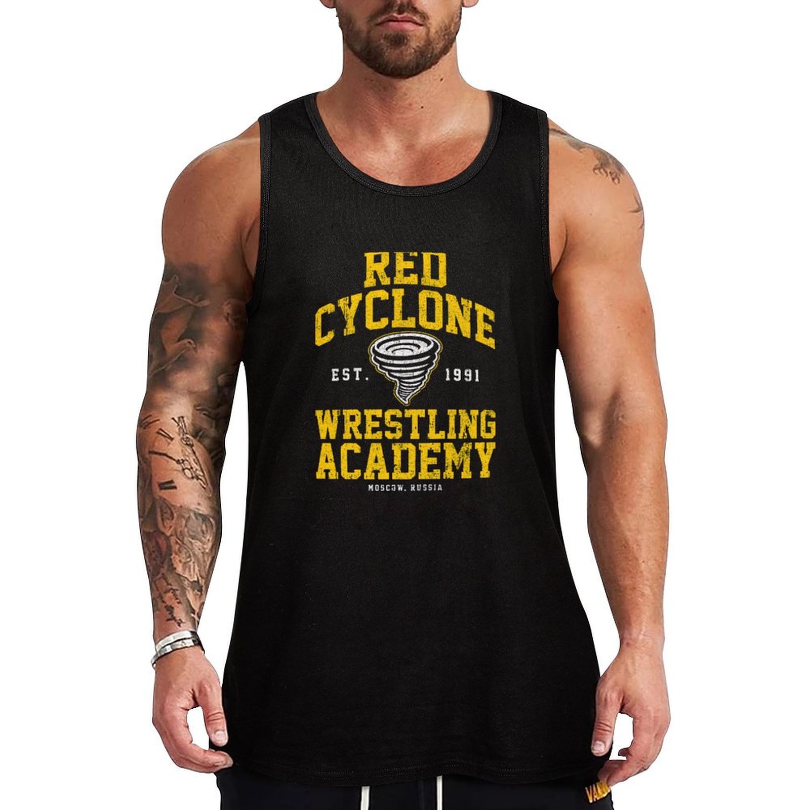 Academy Sports Outdoor - Camiseta sin mangas Red Cyclone Wrestling