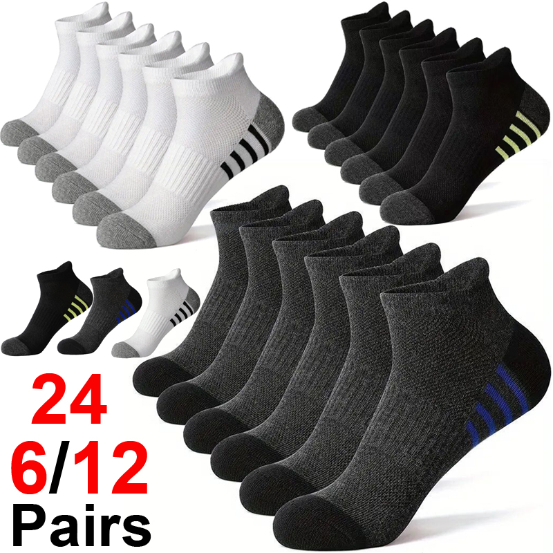 Outdoor Sports Activities - 6/12/24 pares de calcetines deportivos para