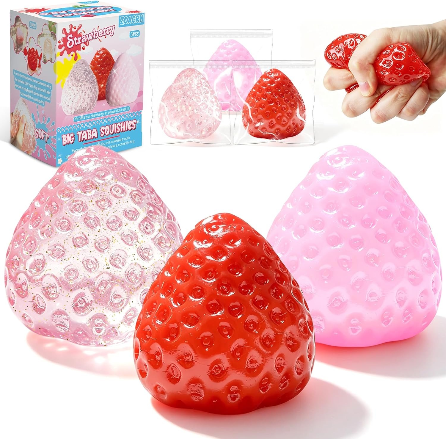 Outdoor Sports Accessories - Juego de 3 Juguetes Antiestrés de