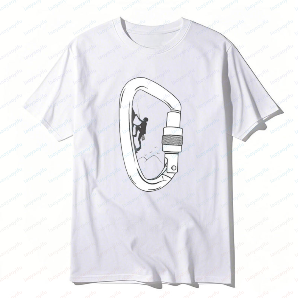 Outdoor Sport Climbing Gear - Camiseta con estampado de equipo de