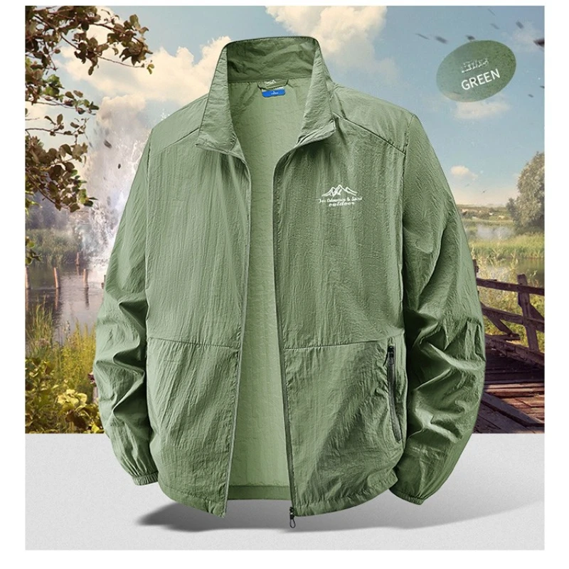 Outdoor Sport Clothing Brands - Chaquetas UPF50+ para Hombre, Ligeras, de