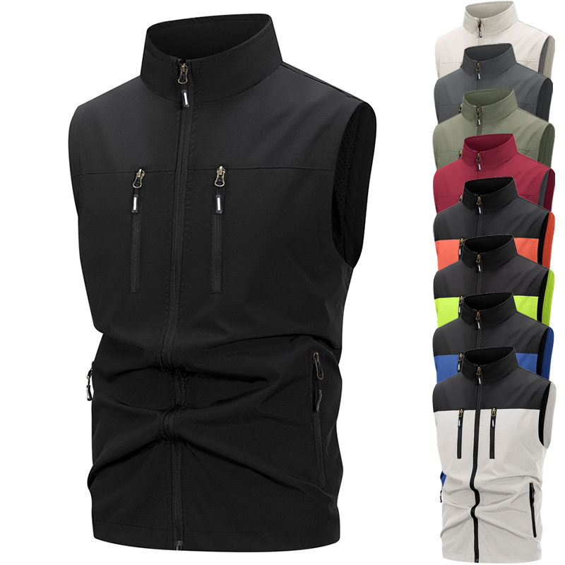 Outdoor Sport Windbreaker - Chaleco Softshell ligero para hombre con