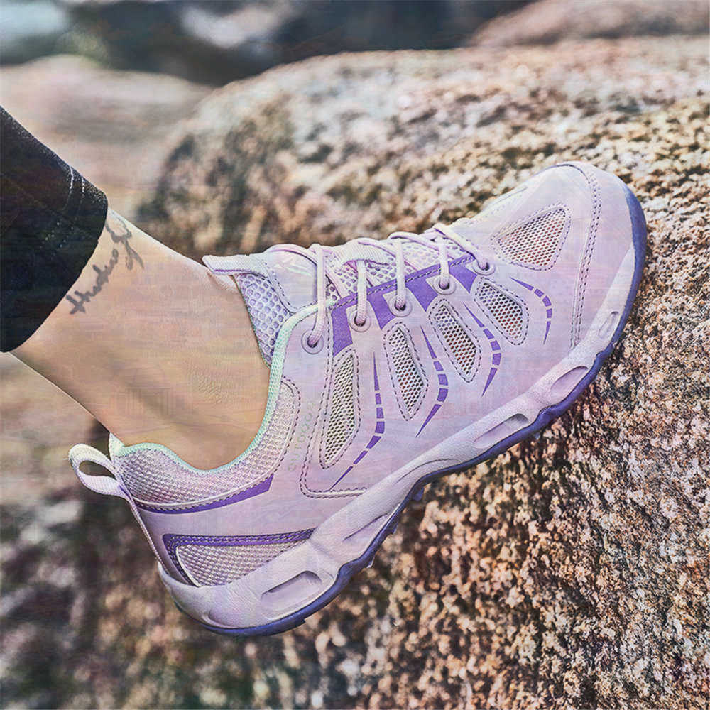 Outdoor Sport Ideas - Zapatillas Sumer con punta redonda plateadas,