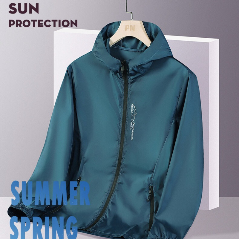 Outdoor Sport Windbreaker - Chaqueta Delgada con Protección Solar UPF50+