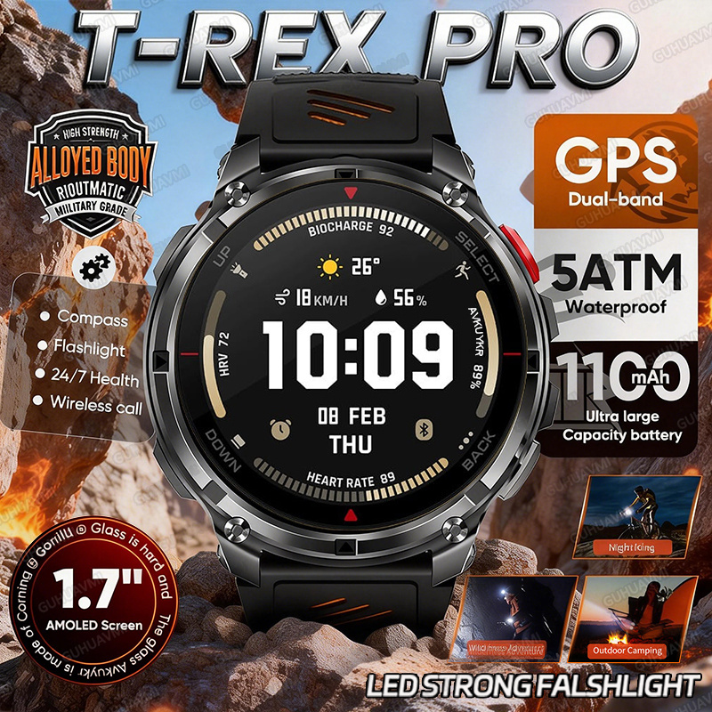 Definition Of Outdoor Sport - Reloj Inteligente T-Rex3 Pro 2026 con