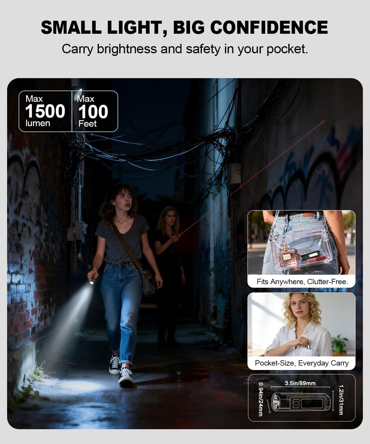 Linterna LED portátil, luz de  - Outdoor Sports Accessories reseña y precio