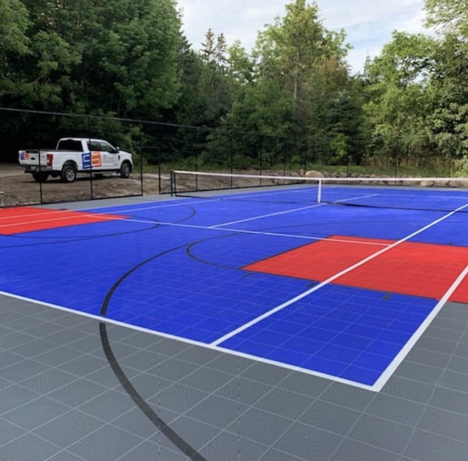 Baldosas de Plástico Ecológica - Outdoor Sport Floor Tiles reseña y precio