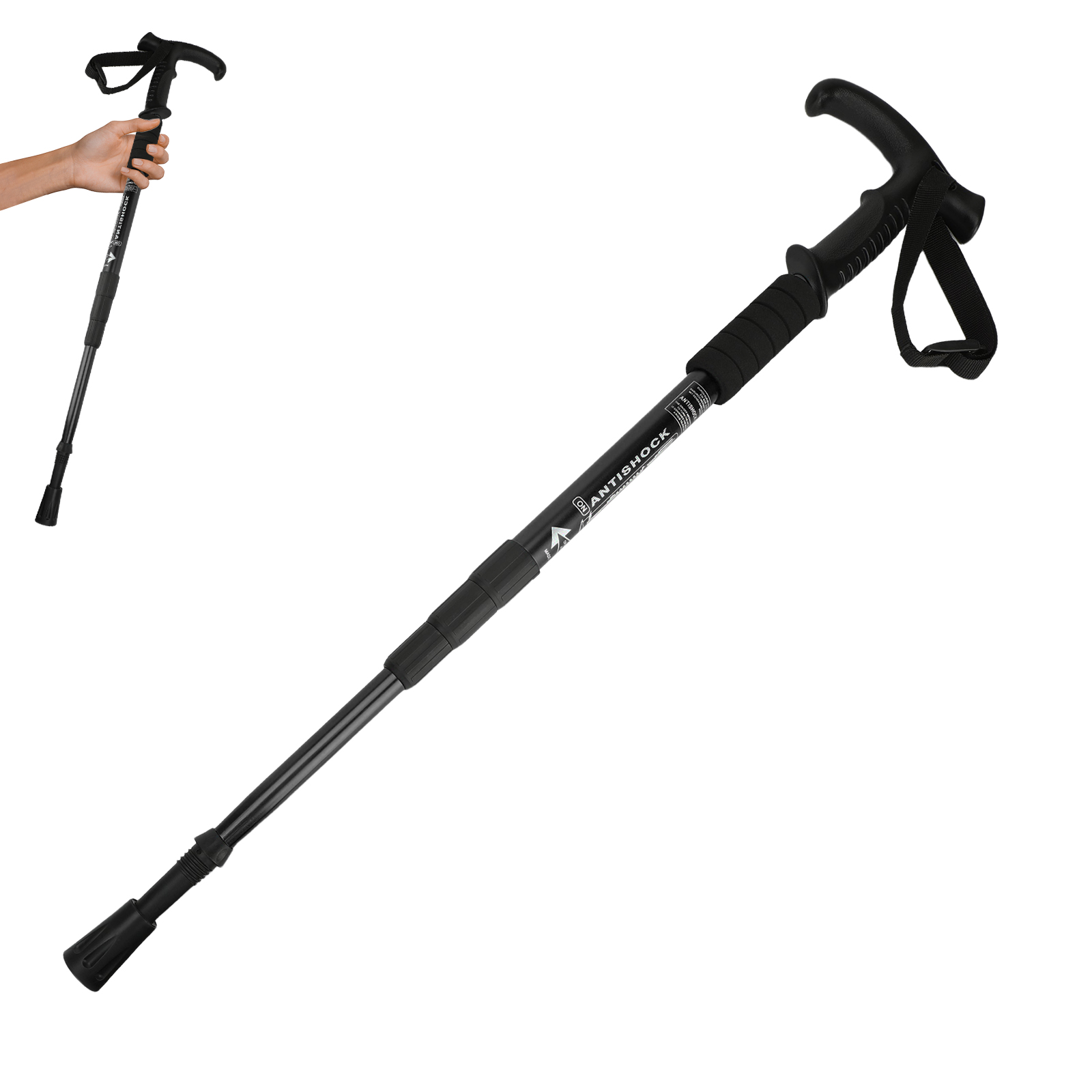 Bastón de Senderismo de Aleaci - Outdoor Sport Climbing Gear reseña y precio
