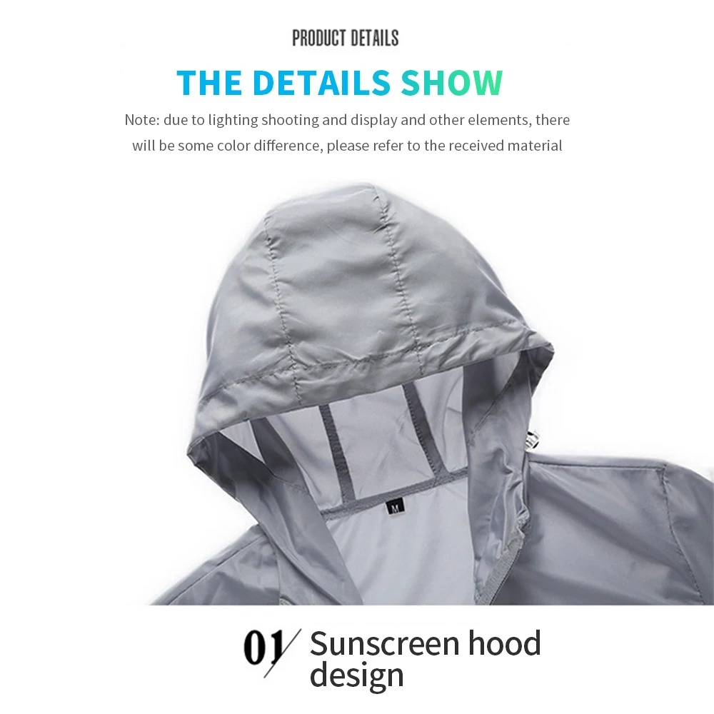 Chaqueta con Capucha para Homb - Outdoor Sport Windbreaker reseña y precio
