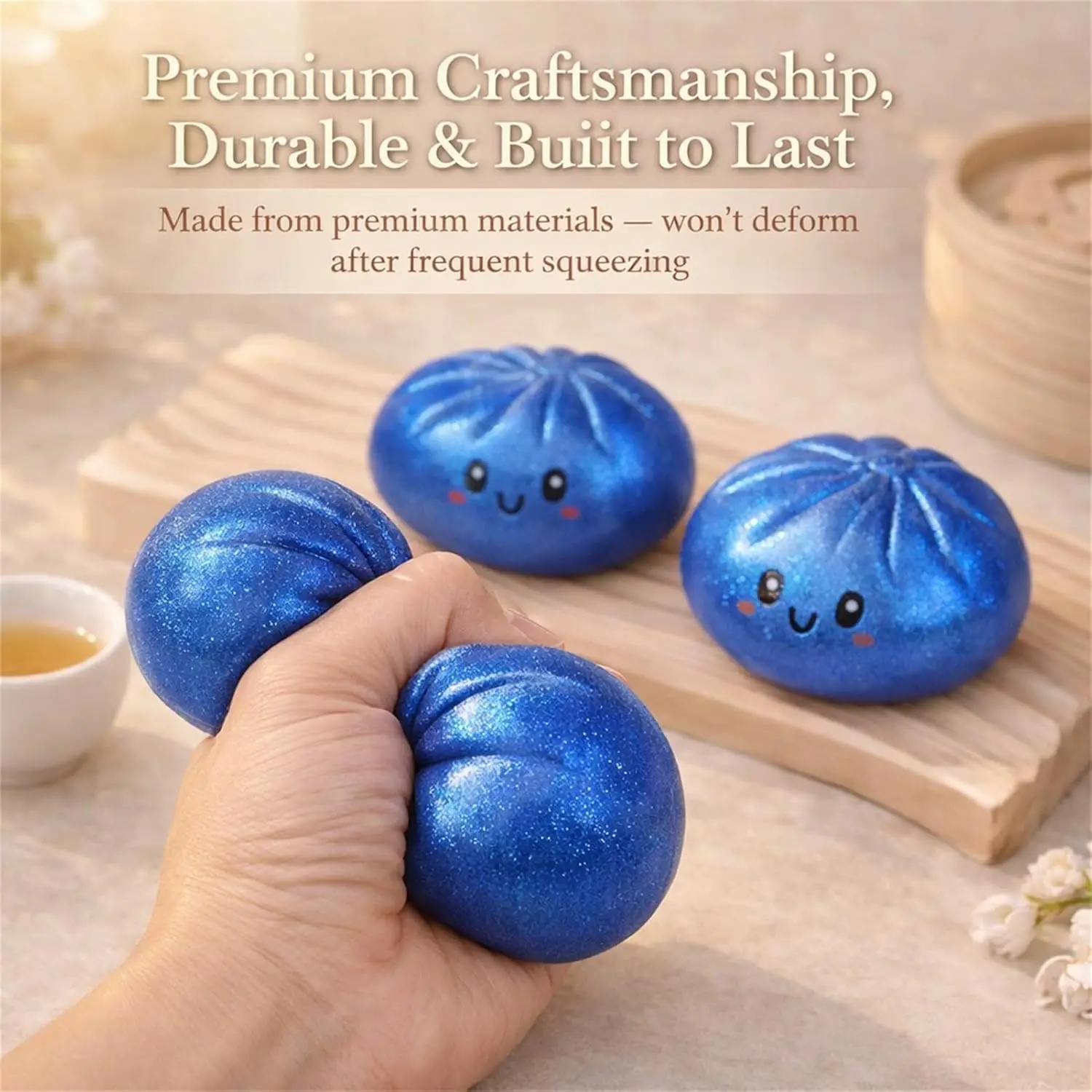 Mini Squishy de Dumpling con P - Outdoor Sports Accessories reseña y precio