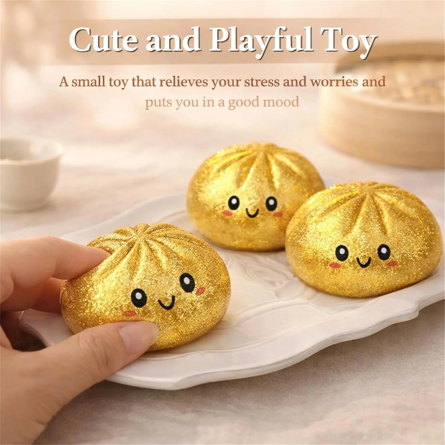 Mini Squishy de Dumpling con P - Outdoor Sports Accessories reseña y precio