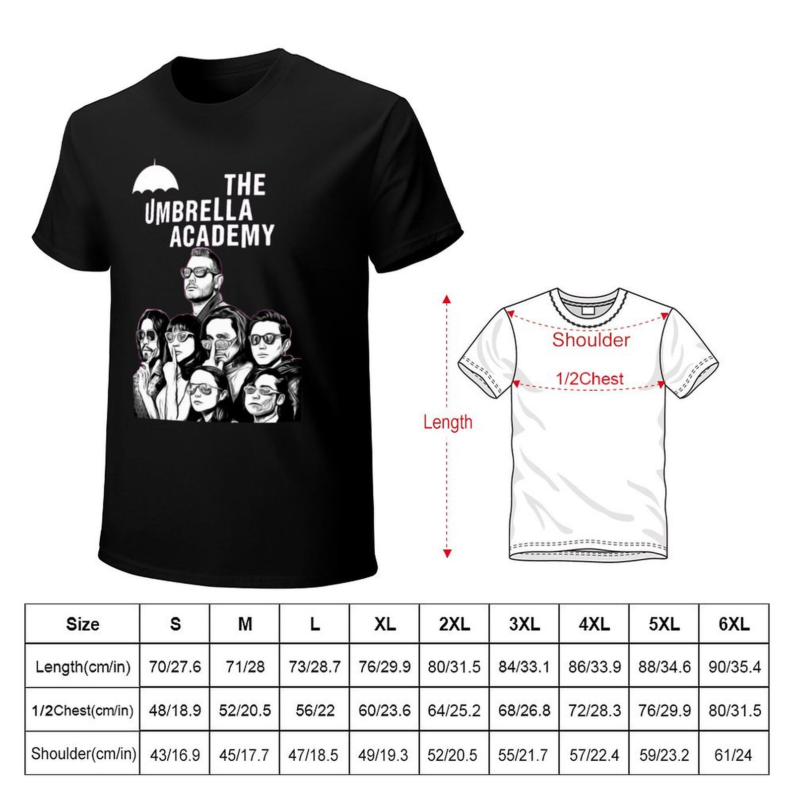 Camiseta The Umbrella Academy, - Academy Sports Outdoor reseña y precio
