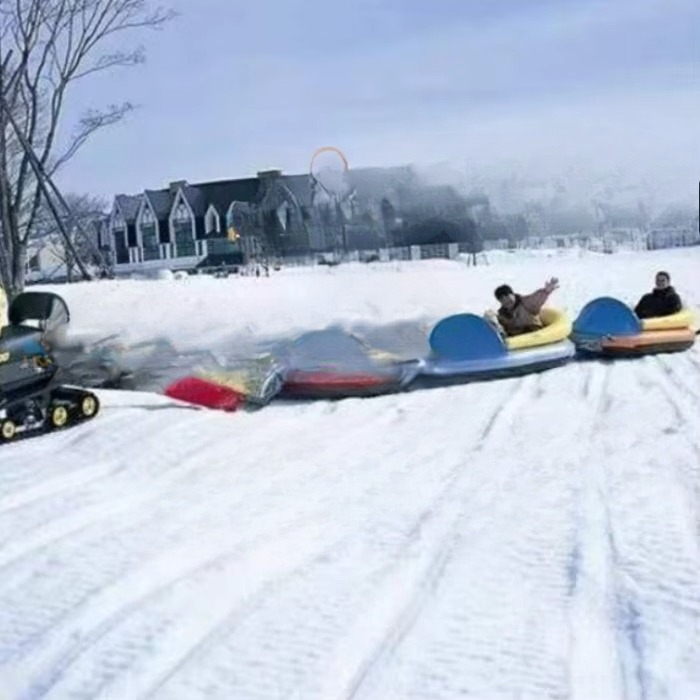 Juego de Tubo de Nieve Inflabl - Outdoor Sports Activities reseña y precio