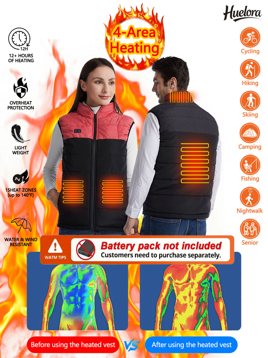 Chaleco con cuello levantado d - Outdoor Sport Area reseña y precio